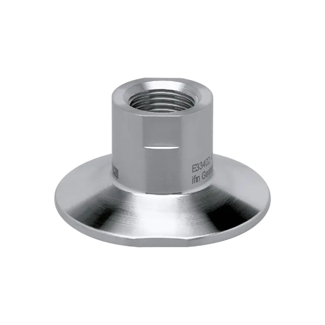 Produktfoto 1 von E33402: Prozessadapter Tri-Clamp; Sensorikanschluss G 1/2 Dichtkonus; Prozessans