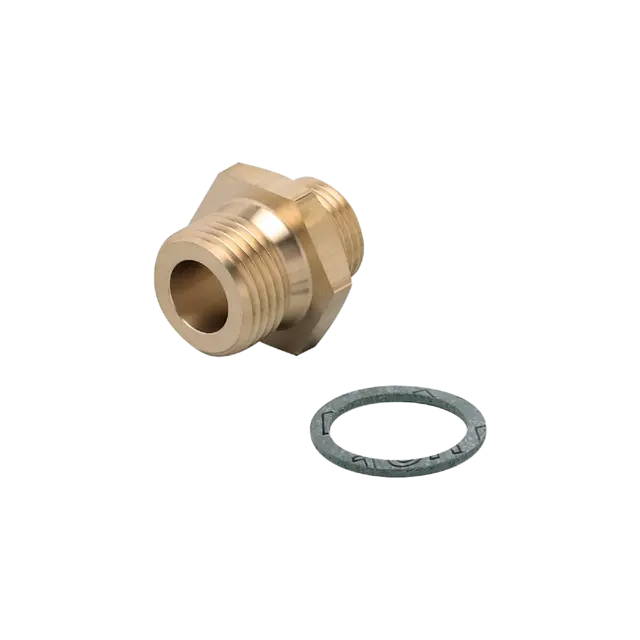 Produktfoto 1 von E40097: Einschraubadapter für Prozesssensoren; M18 x 1,5 mm; Sensorikanschluss M