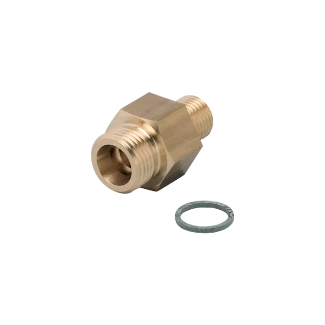 Produktfoto 1 von E40098: Einschraubadapter für Prozesssensoren; M18 x 1,5 mm; Sensorikanschluss M
