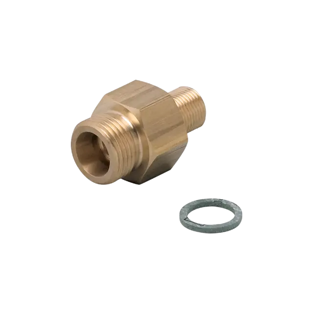 Produktfoto 1 von E40100: Einschraubadapter für Prozesssensoren; M18 x 1,5 mm; Sensorikanschluss M