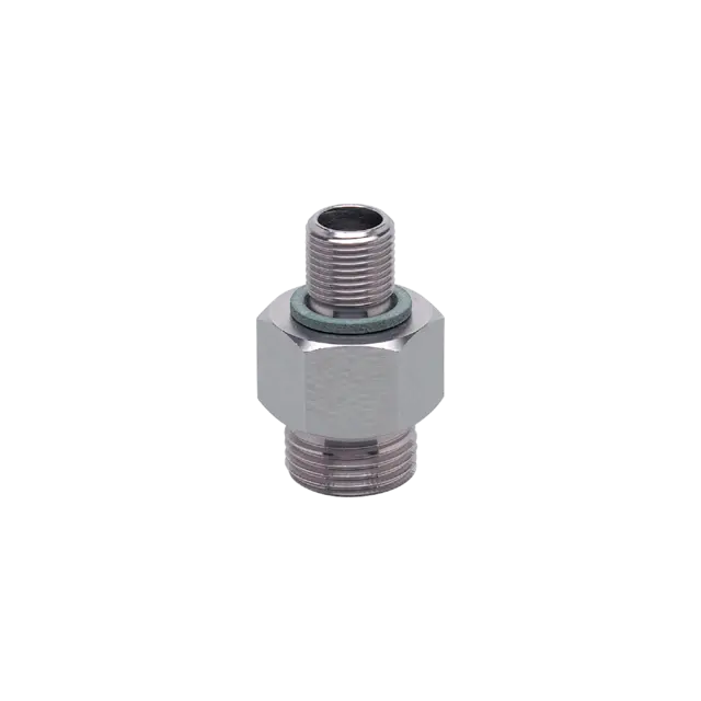 Produktfoto 1 von E40101: Einschraubadapter für Prozesssensoren; M18 x 1,5 mm; Sensorikanschluss M