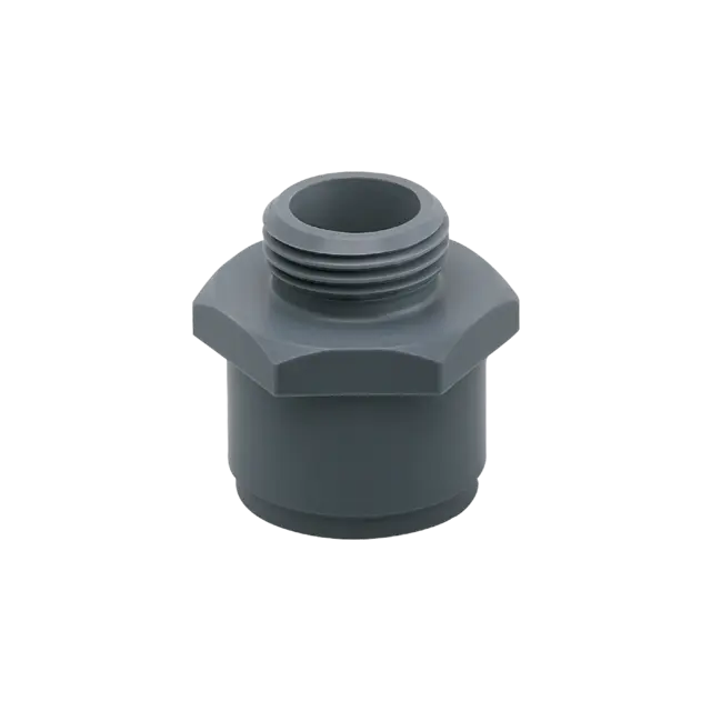 Produktfoto 1 von E40148: Einschweißadapter für Prozesssensoren; PVC; Druckfestigkeit 16 bar; Eins