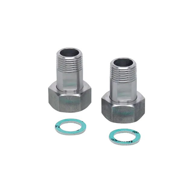 Produktfoto 1 von E40178: Einbauadapter für Strömungssensoren; Sensorikanschluss G 3/4; Prozessans