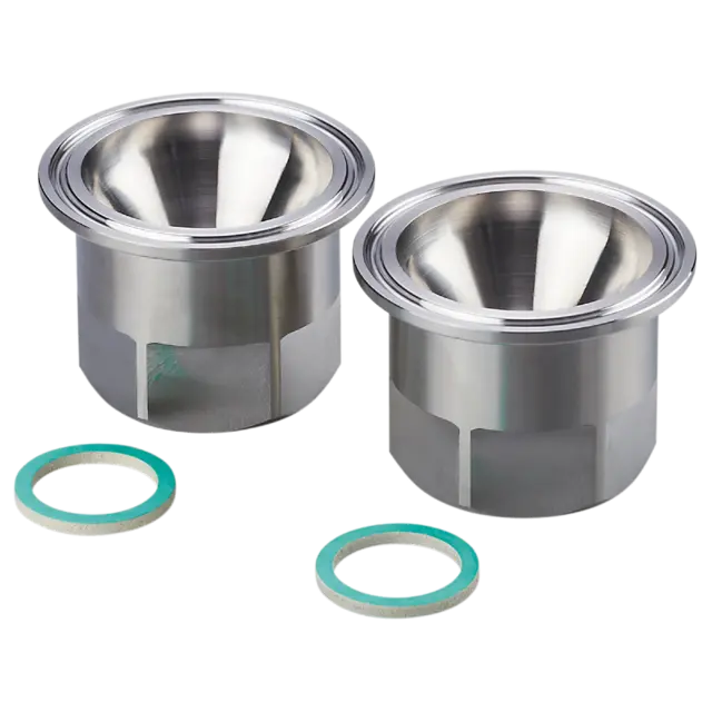 Produktfoto 1 von E40252: Einbauadapter für Strömungssensoren; Sensorikanschluss G 1; Prozessansch