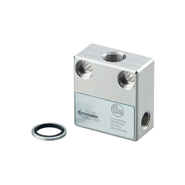 Produktfoto 1 von E40434: Prozessadapter für kleine Durchflussmengen; Sensorikanschluss M12 x 1; P