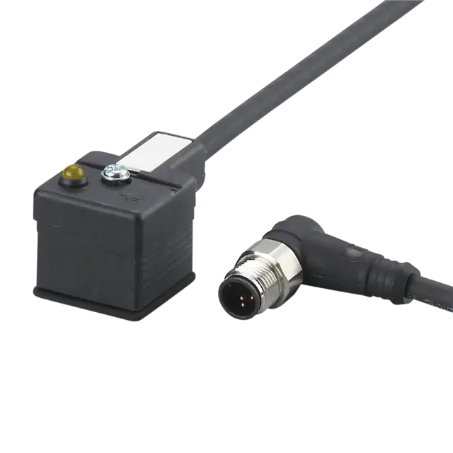 Produktfoto 1 von E70129: Verbindungskabel; Betriebsspannung < 24 V AC; 2 m; PUR; IP 67; Halogenfr