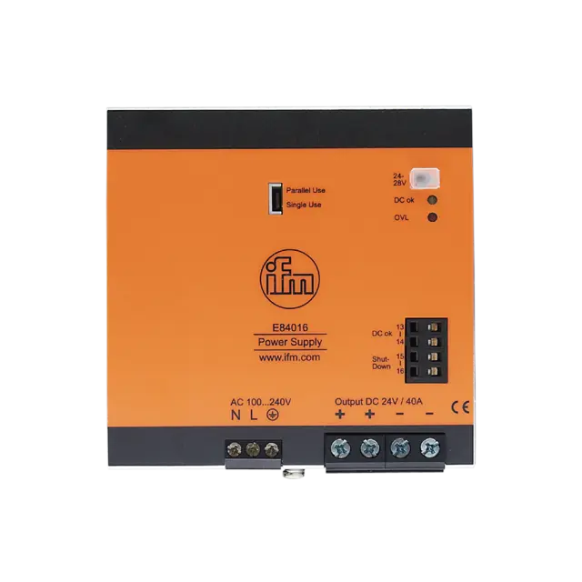 Produktfoto 1 von E84016: Schaltnetzteil 24 V DC; 40 A; Eingangsspannung AC 100...240 V; 124 x 125