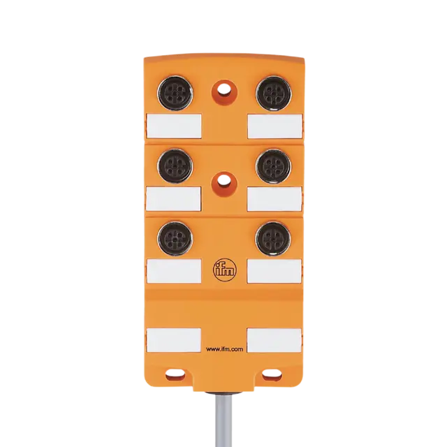 Produktfoto 1 von EBC043: Zentralverteiler; M12; 6; 10 m; PVC; Gehäusewerkstoffe Gehäuse: PA; IP 6