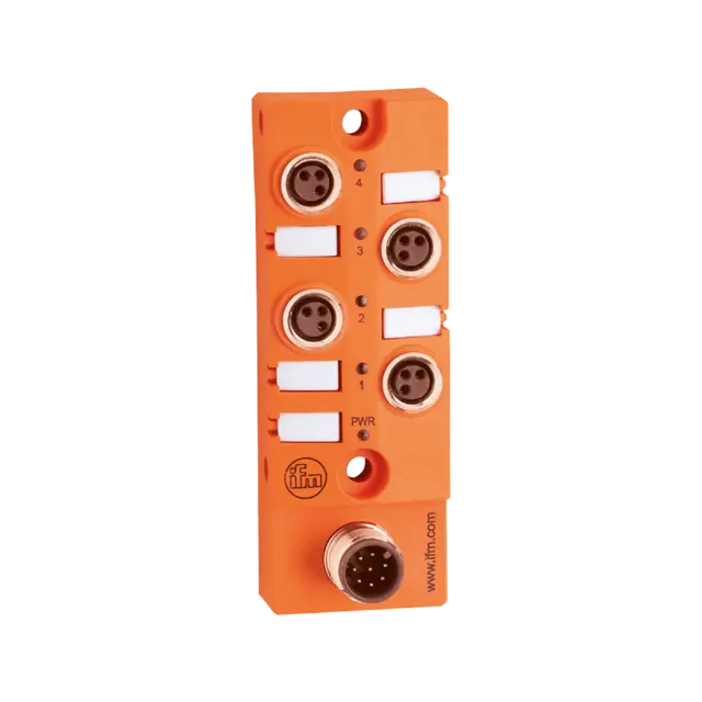 Produktfoto 1 von EBC060: Zentralverteiler; M8; 4; NPN; Gehäusewerkstoffe Gehäuse: PBT-GF20; IP 65
