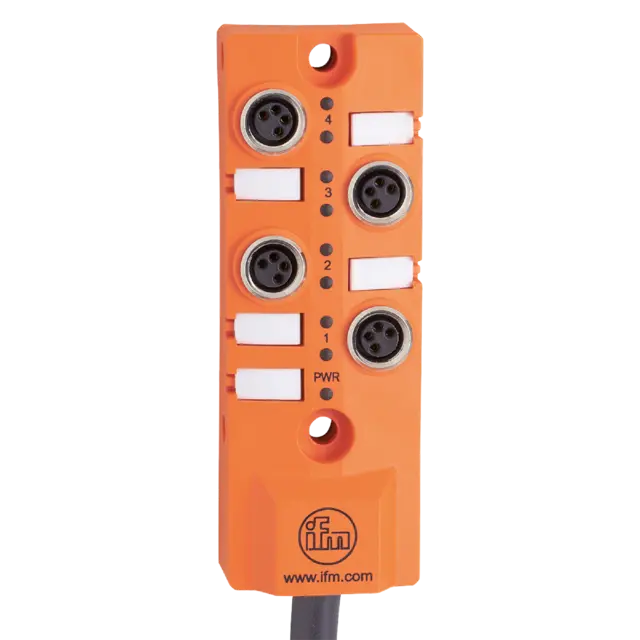 Produktfoto 1 von EBC062: Zentralverteiler; M8; 4; NPN; 10 m; PUR; Gehäusewerkstoffe Gehäuse: PBT-