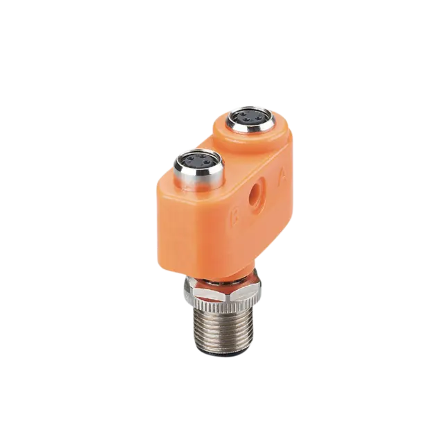 Produktfoto 1 von EBC112: Y-Verteiler; Betriebsspannung < 50 V AC; Gehäusewerkstoffe Gehäuse: PA o