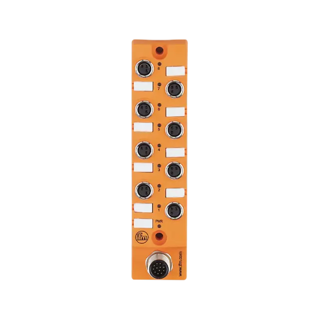 EBC138: Zentralverteiler; M8; 8; PNP; Gehäusewerkstoffe Gehäuse: PBT-GF20; IP 67