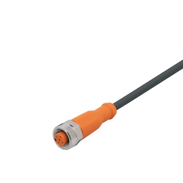 EVCA65: Anschlusskabel mit Buchse; Betriebsspannung < 60 V AC; 0,6 m; PUR; IP 65