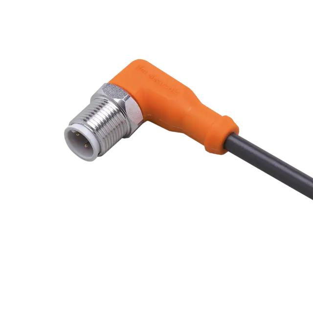 Produktfoto 1 von EVC08A: Anschlusskabel mit Stecker; Betriebsspannung < 60 V AC; 2 m; PUR; IP 67;