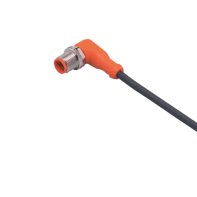 Produktfoto 1 von EVC593: Anschlusskabel mit Stecker; Betriebsspannung < 250 V AC; 5 m; PUR; IP 65