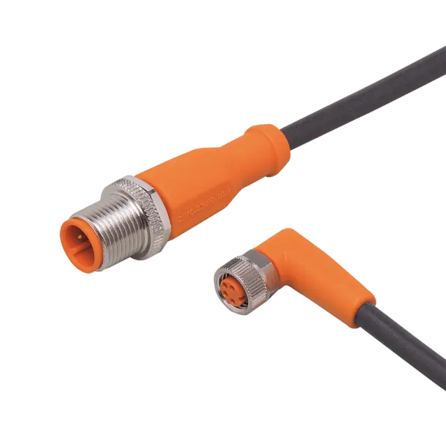 Produktfoto 1 von EVC213: Verbindungskabel; Betriebsspannung < 50 V AC; 2 m; PUR; IP 65; IP 67; IP