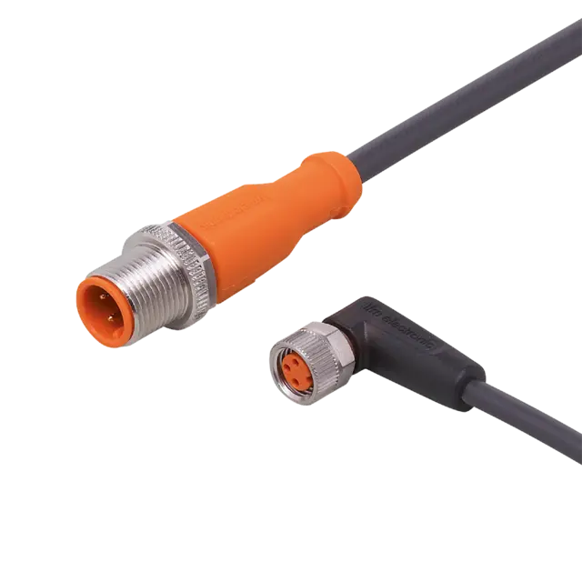 Produktfoto 1 von EVC632: Verbindungskabel; PNP; 7 m; PUR; IP 65; IP 67; IP 68; IP 69K; Silikonfre