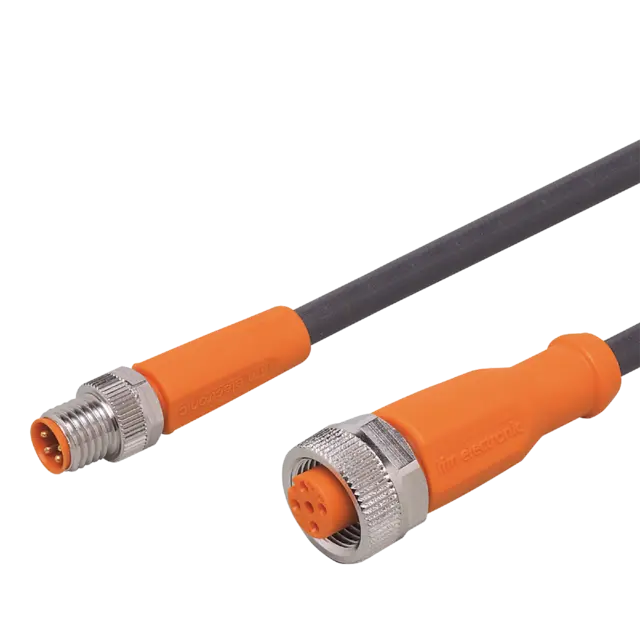 Produktfoto 1 von EVC295: Verbindungskabel; Betriebsspannung < 50 V AC; 0,3 m; PUR; IP 65; IP 67;