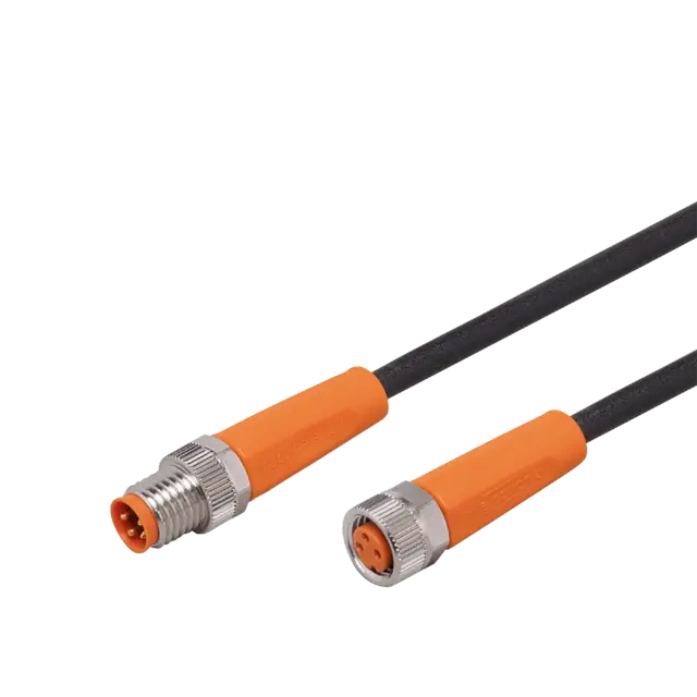 Produktfoto 1 von EVC308: Verbindungskabel; Betriebsspannung < 50 V AC; 2 m; PUR; IP 65; IP 67; IP