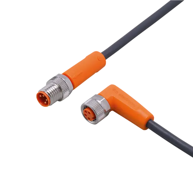 Produktfoto 1 von EVC302: Verbindungskabel; Betriebsspannung < 50 V AC; 1 m; PUR; IP 65; IP 67; IP