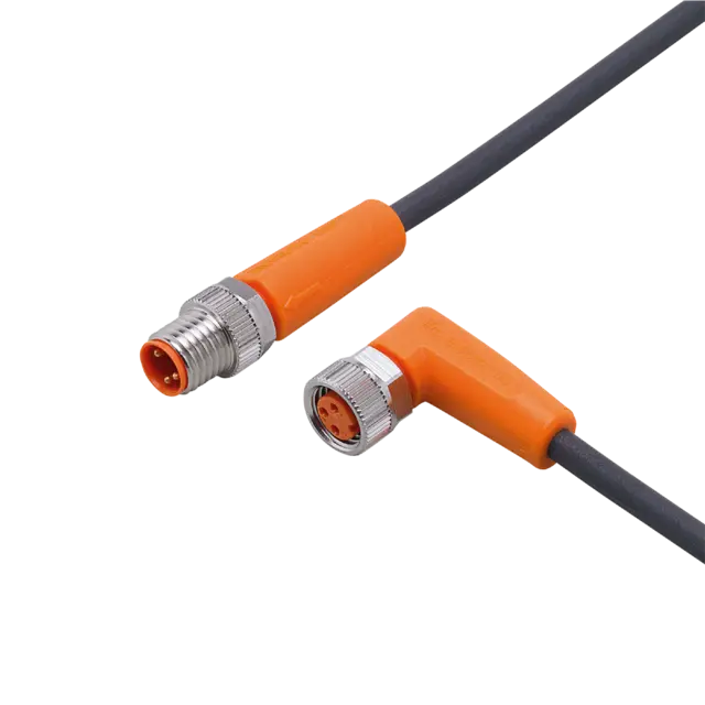 Produktfoto 1 von EVC318: Verbindungskabel; Betriebsspannung < 50 V AC; 2 m; PUR; IP 65; IP 67; IP