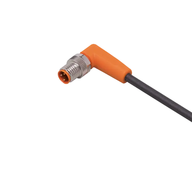 Produktfoto 1 von EVC345: Anschlusskabel mit Stecker; Betriebsspannung < 50 V AC; 2 m; PUR; IP 65;