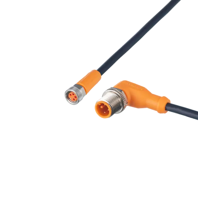 Produktfoto 1 von EVC369: Verbindungskabel; Betriebsspannung < 50 V AC; 0,3 m; PUR; IP 65; IP 67;