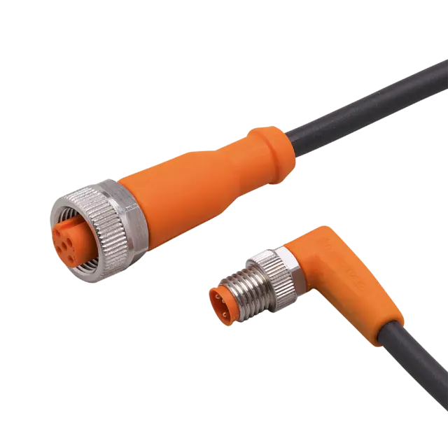 Produktfoto 1 von EVC378: Verbindungskabel; Betriebsspannung < 50 V AC; 0,3 m; PUR; IP 65; IP 67;