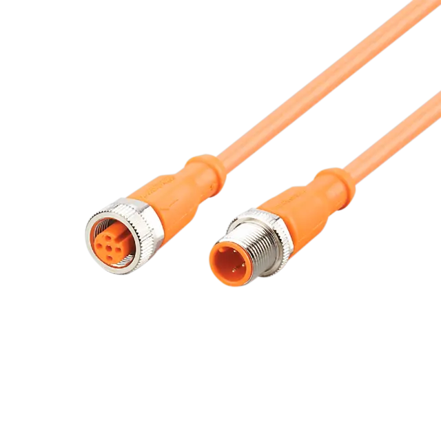 Produktfoto 1 von EVC702: Verbindungskabel; Betriebsspannung < 250 V AC; 0,3 m; PUR; IP 65; IP 67;