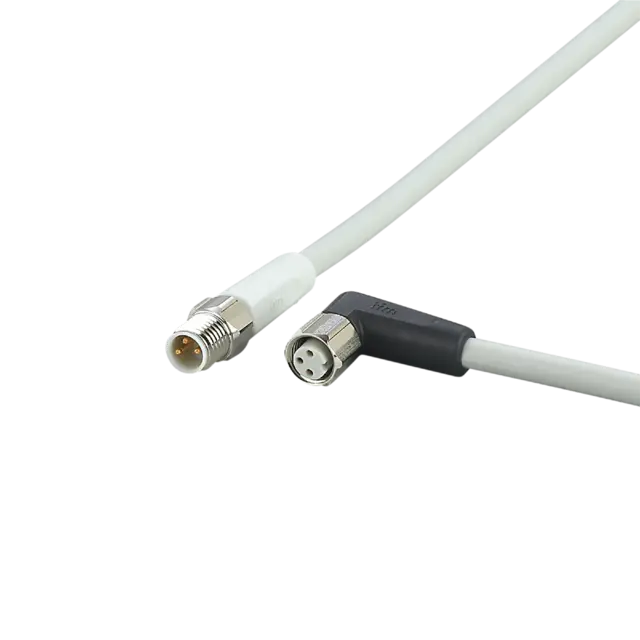 Produktfoto 1 von EVF155: Verbindungskabel; PNP; 0,6 m; MPPE; IP 65; IP 67; IP 68; IP 69K; Silikon