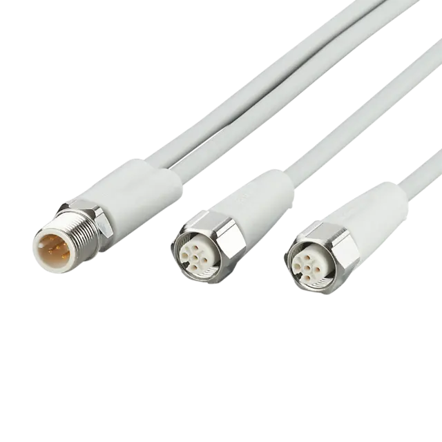 Produktfoto 1 von EVF329: Y-Verbindungskabel; Betriebsspannung < 60 V AC; 2; 1 m; MPPE; IP 65; IP