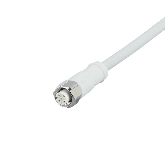 Produktfoto 1 von EVF480: Anschlusskabel mit Buchse; Betriebsspannung < 250 V AC; 2 m; MPPE; IP 65