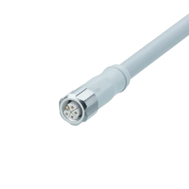 EVF613: Anschlusskabel mit Buchse; Powerkabel, L-codiert; 10 m; MPPE; IP 65; IP