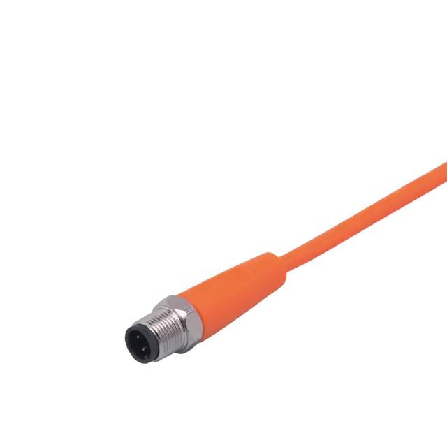 Produktfoto 1 von EVT344: Anschlusskabel mit Stecker; Betriebsspannung < 60 V AC; 5 m; PVC; IP 65;