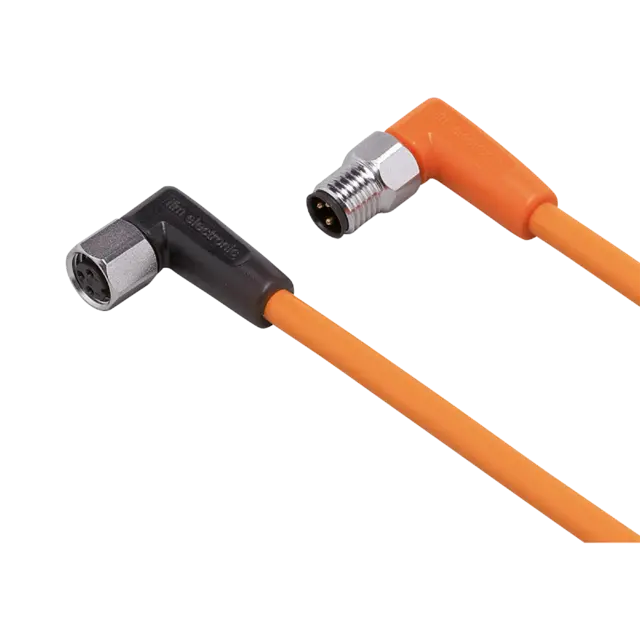 Produktfoto 1 von EVT176: Verbindungskabel; PNP; 5 m; PVC; IP 65; IP 67; IP 68; IP 69K; Silikonfre
