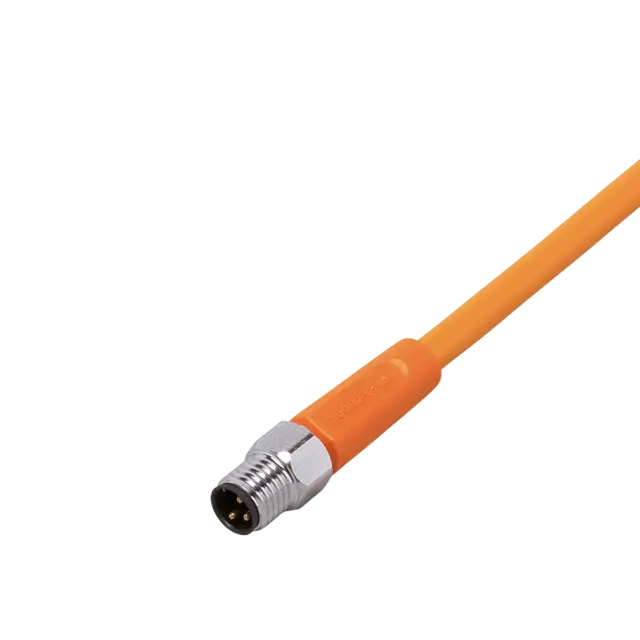 Produktfoto 1 von EVT217: Anschlusskabel mit Stecker; Betriebsspannung < 50 V AC; 2 m; PVC; IP 65;