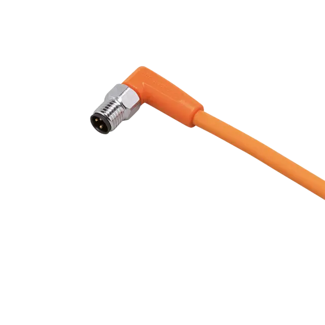 Produktfoto 1 von EVT218: Anschlusskabel mit Stecker; Betriebsspannung < 50 V AC; 2 m; PVC; IP 65;
