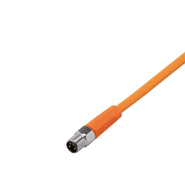 Produktfoto 1 von EVT219: Anschlusskabel mit Stecker; Betriebsspannung < 50 V AC; 2 m; PVC; IP 65;