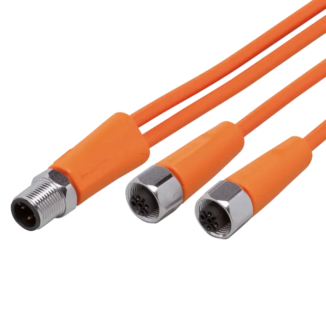 Produktfoto 1 von EVT331: Y-Verbindungskabel; Betriebsspannung < 60 V AC; 2; 5 m; PVC; IP 65; IP 6