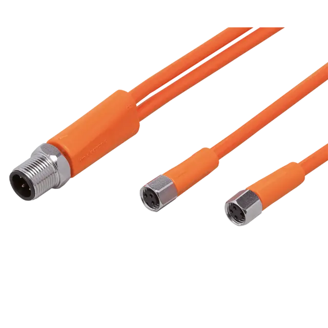 Produktfoto 1 von EVT338: Y-Verbindungskabel; Betriebsspannung < 50 V AC; 2; 0,6 m; PVC; IP 65; IP