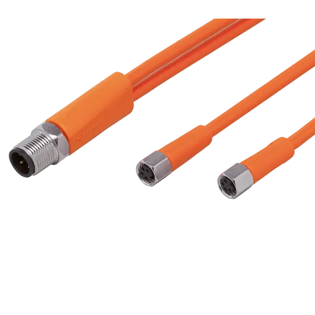 Produktfoto 1 von EVT339: Y-Verbindungskabel; Betriebsspannung < 50 V AC; 2; 0,6 m; PVC; IP 65; IP