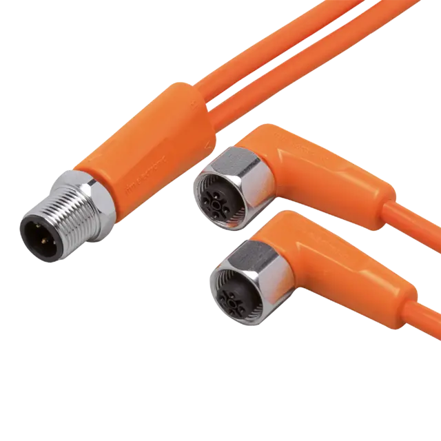 Produktfoto 1 von EVT334: Y-Verbindungskabel; Betriebsspannung < 60 V AC; 2; 5 m; PVC; IP 65; IP 6