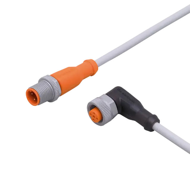 Produktfoto 1 von EVW141: Verbindungskabel; PNP; 2,5 m; PUR; IP 65; IP 67; IP 68; IP 69K; Silikonf