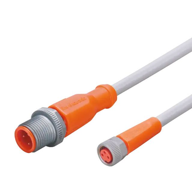 Produktfoto 1 von EVW076: Verbindungskabel; Betriebsspannung < 50 V AC; 0,3 m; PUR; IP 65; IP 67;