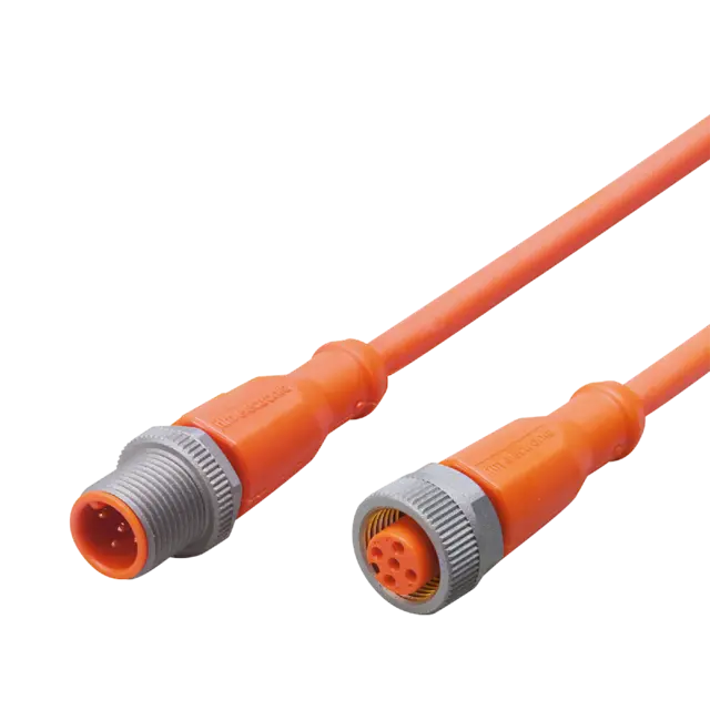 Produktfoto 1 von EVW124: Verbindungskabel; Betriebsspannung < 60 V AC; 2 m; PUR; IP 65; IP 67; IP