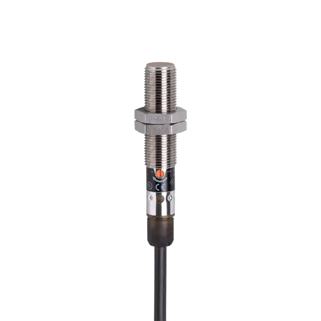 Produktfoto 1 von KF5014: Kapazitiver Sensor; M12 x 1 / L = 69 mm; Schaltabstand 4 mm bündig einba