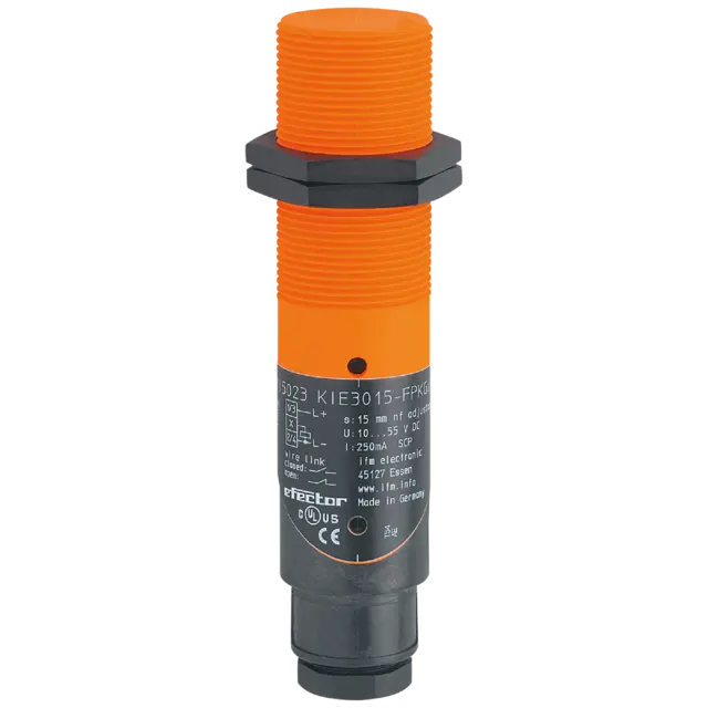 Produktfoto 1 von KI5023: Kapazitiver Sensor; M30 x 1,5 / L = 125 mm; Schaltabstand 15 mm nicht bü