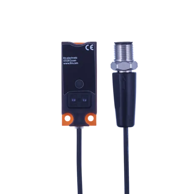 Produktfoto 1 von KQ6016: Kapazitiver Sensor; 20 x 14 x 48 mm; Schaltabstand 12 mm nicht bündig ei