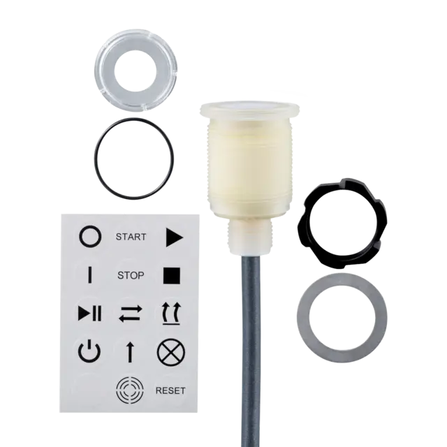 Produktfoto 1 von KTE111: Kapazitiver Handsensor; M22 x 1 / L = 38,8 mm; Schließer / Öffner;  (par