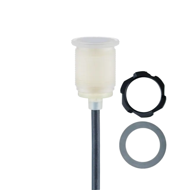 Produktfoto 1 von KTV102: M22 Leuchte; M22 x 1 / L = 38,8 mm; Gehäuse: PA; Befestigungsmutter: PBT